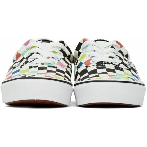 VANS MoMA Edition Check ComfyCush Sneakers 8 NIB - Picture 4 of 5